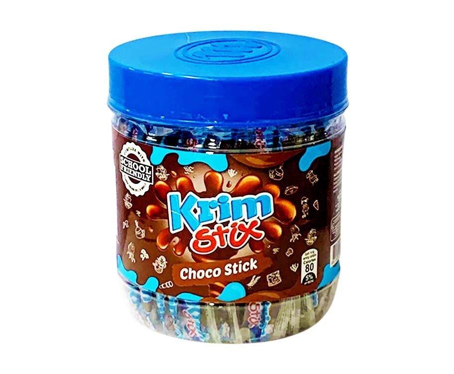 Krim Stix Choco Stick (100 Packs x 4.8g) 480g