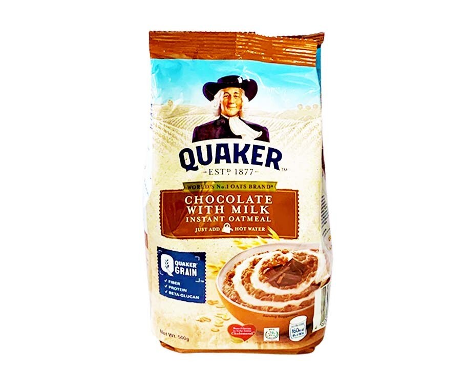 Quaker Chocolate with Milk Instant Oatmeal 500g