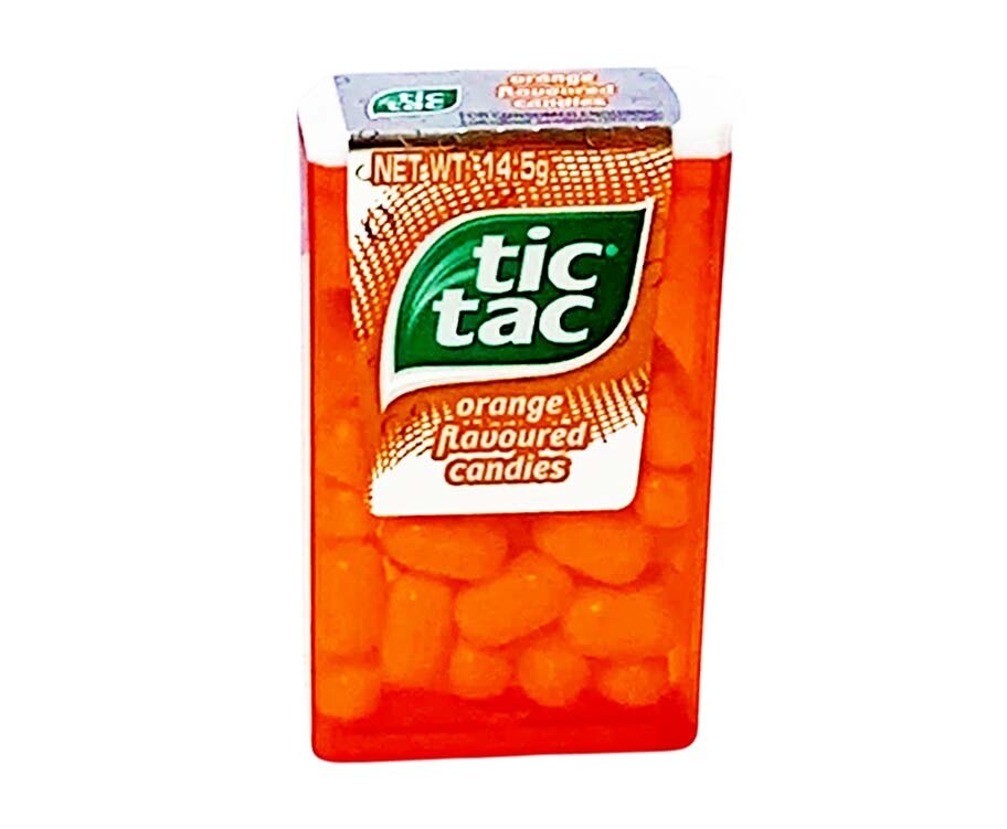 Tic Tac Orange Flavored Candies 14.5g