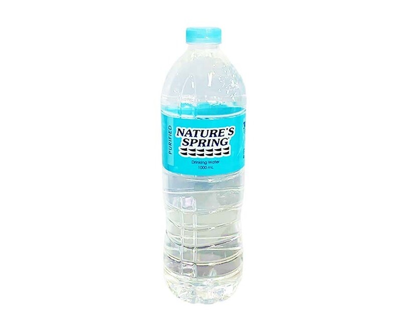 Nature&#39;s Spring Purified Drinking Water 1000mL