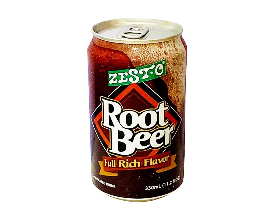 Zest-O Root Beer Full Rich Flavor Carbonated Drink 330mL