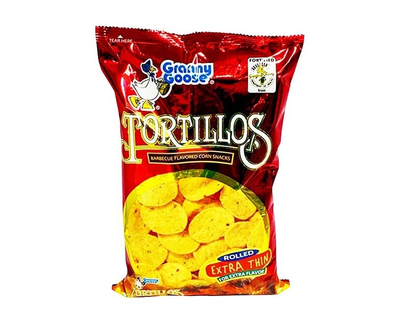 Granny Goose Tortillos Barbecue Flavored Corn Snacks 160g