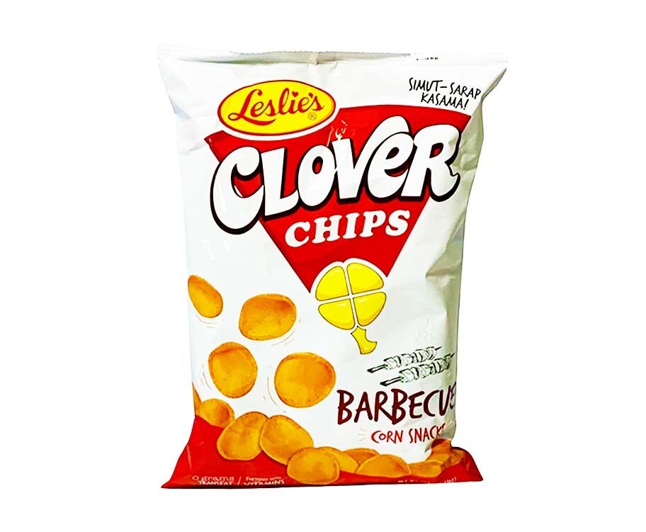 Leslie&#39;s Clover Chips Barbecue Corn Snacks 145g
