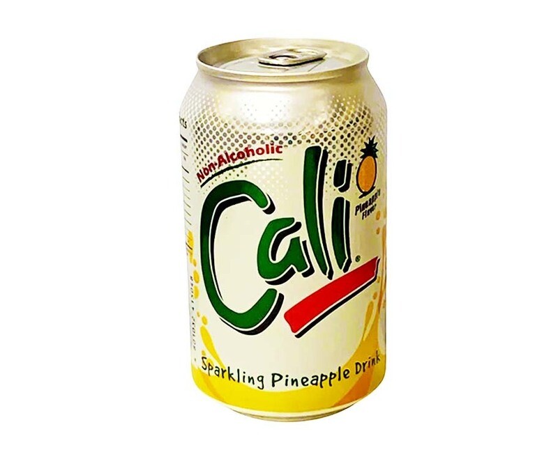 Cali Sparkling Pineapple Drink Pineapple Flavor Non-Alcohol 330mL
