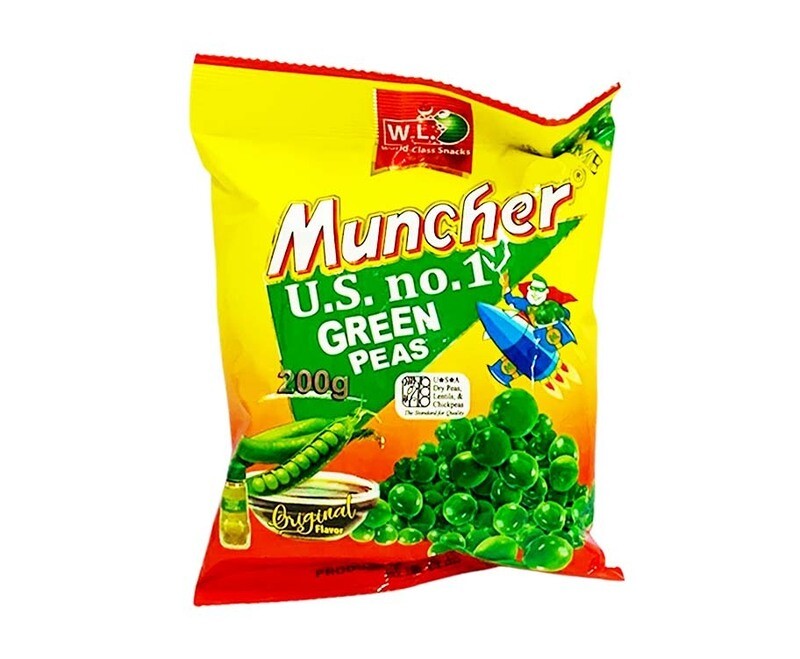 W.L. Foods Muncher Green Peas Original Flavor 200g