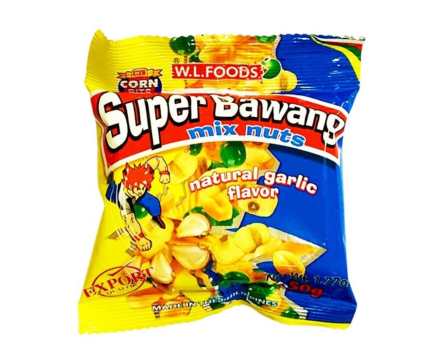 W.L. Foods Super Bawang Mix Nuts Natural Garlic Flavor 50g
