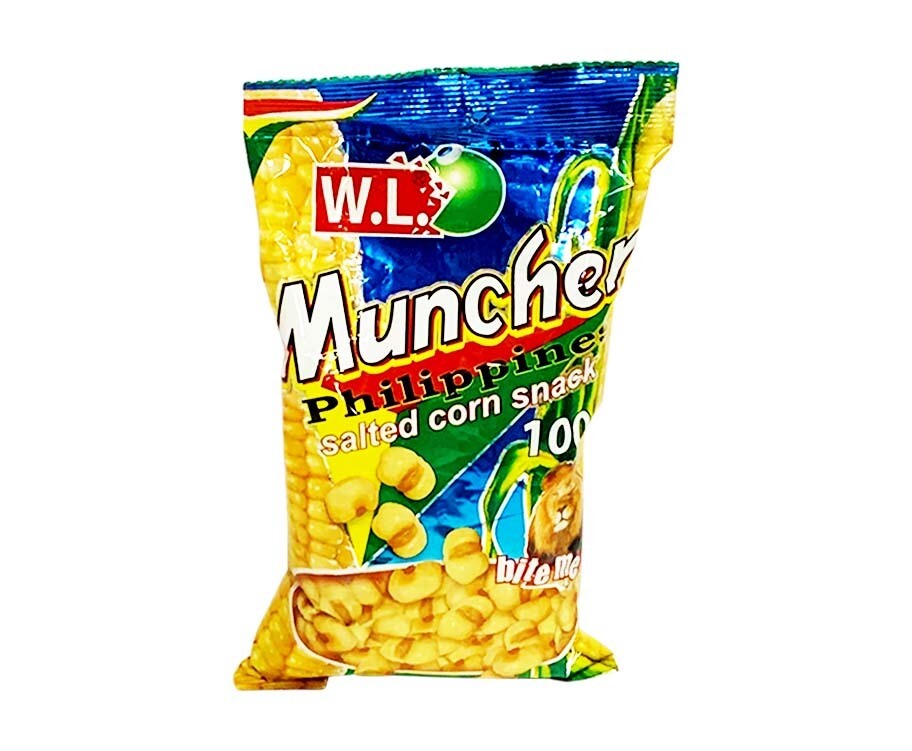 W.L. Foods Muncher Salted Corn Snack 100g