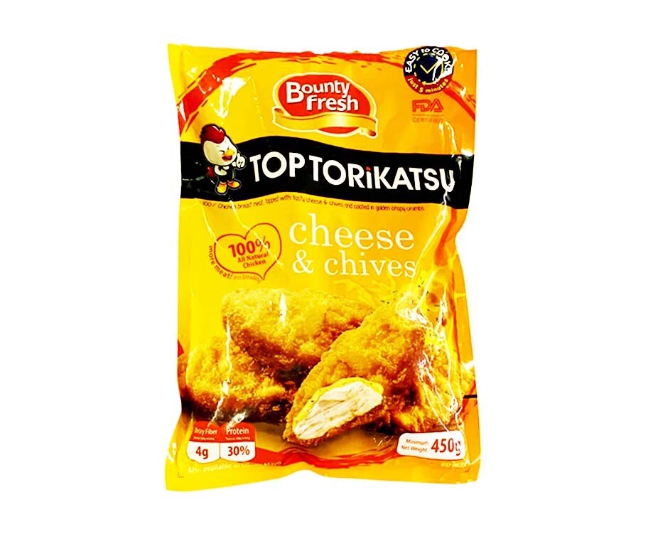 Bounty Fresh Top Torikatsu Cheese &amp; Chives 450g