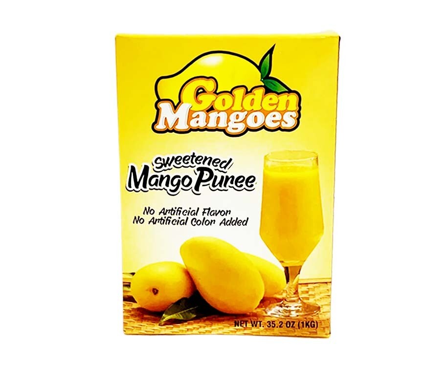 Golden Mangoes Sweetened Mango Puree 35.2oz (1kg)