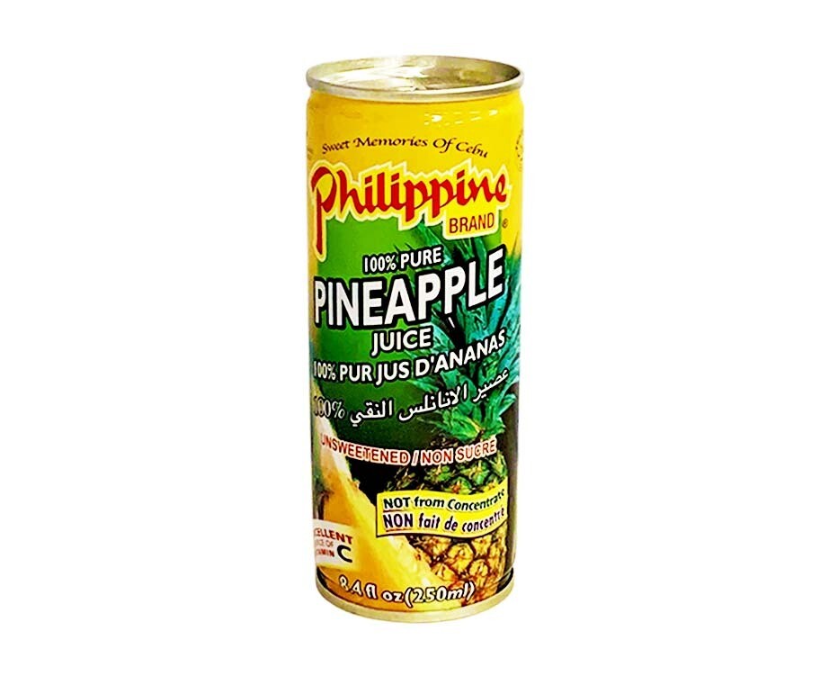 Philippine 100% Pure Pineapple Juice Unsweetened 250mL