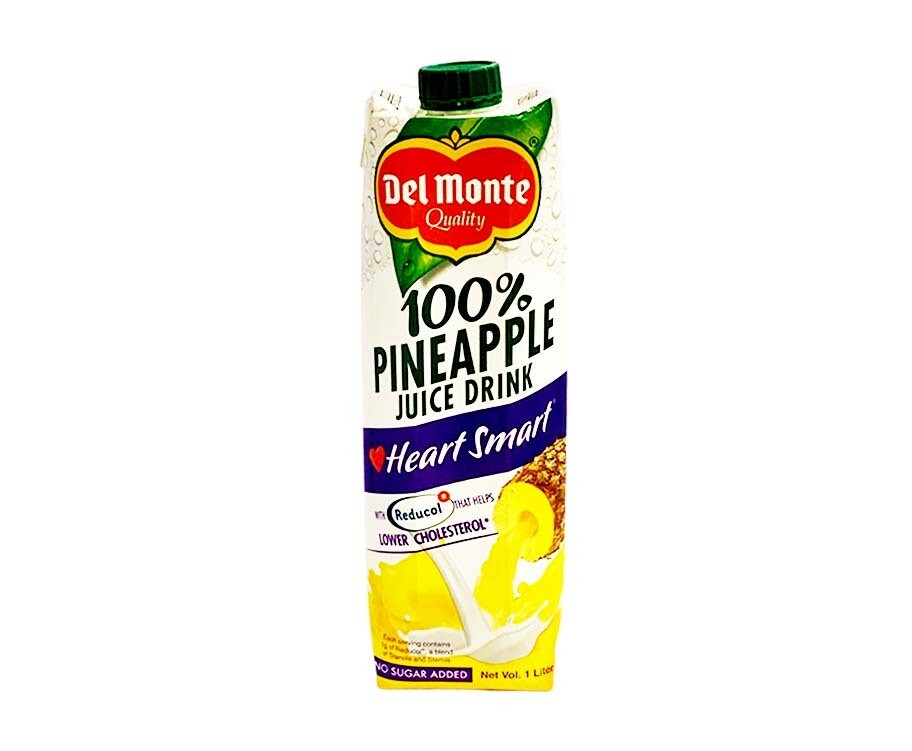 Del Monte 100 Pineapple Juice Drink Heart Smart 1L del-monte-100-pineapple-juice-drink-heart-smart-1l