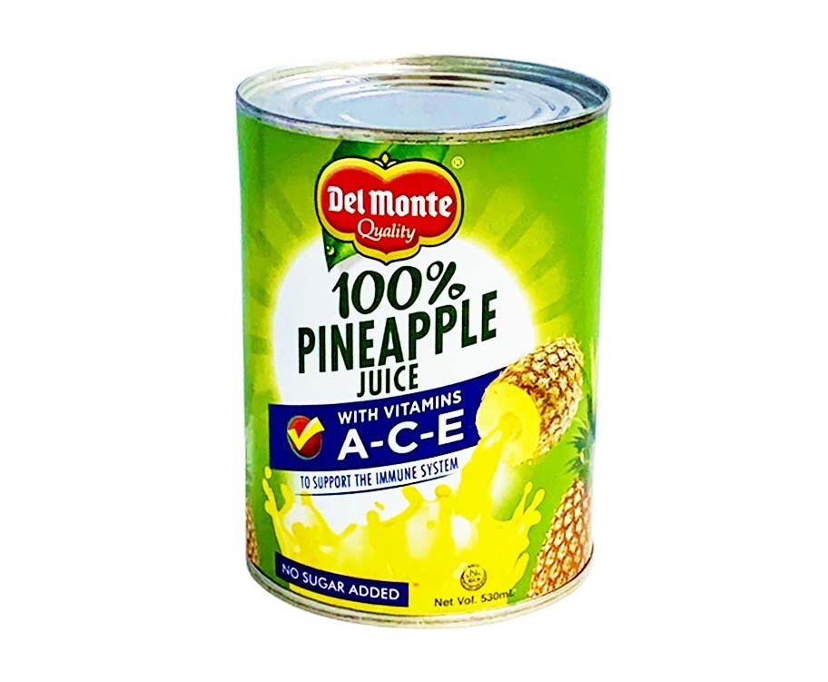 Del Monte 100% Pineapple Juice 530mL
