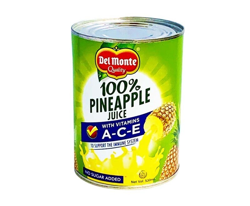 Del Monte 100% Pineapple Juice 530mL