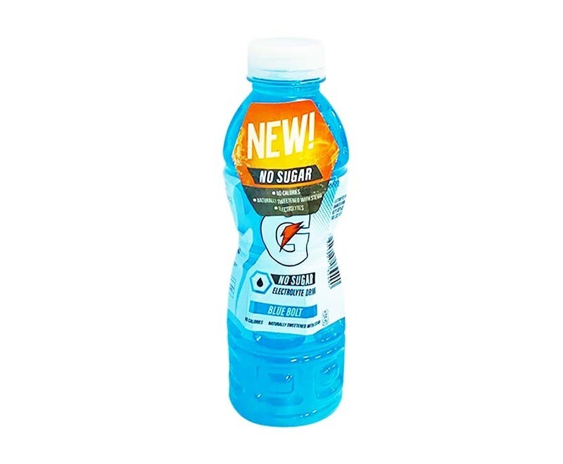 Gatorade No Sugar Electrolyte Drink Blue Bolt 500mL