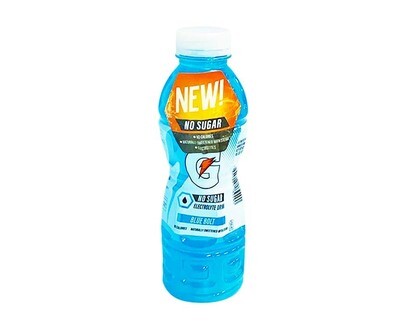 Gatorade No Sugar Electrolyte Drink Blue Bolt 500mL