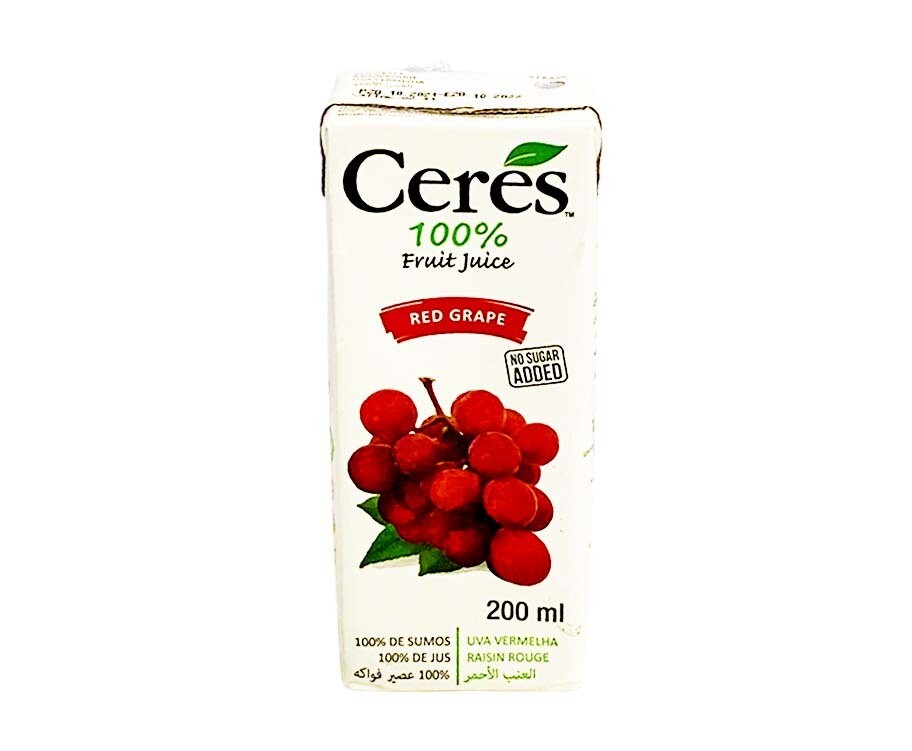 Ceres 100% Fruit Juice Red Grape 200mL