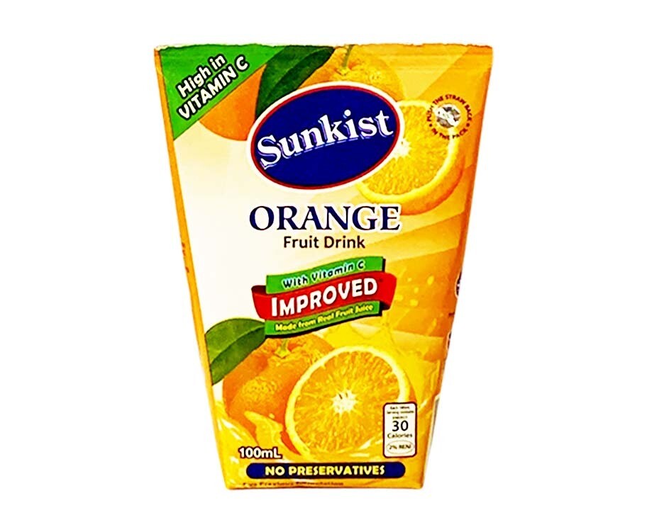 Sunkist Orange Fruit Drink 100mL