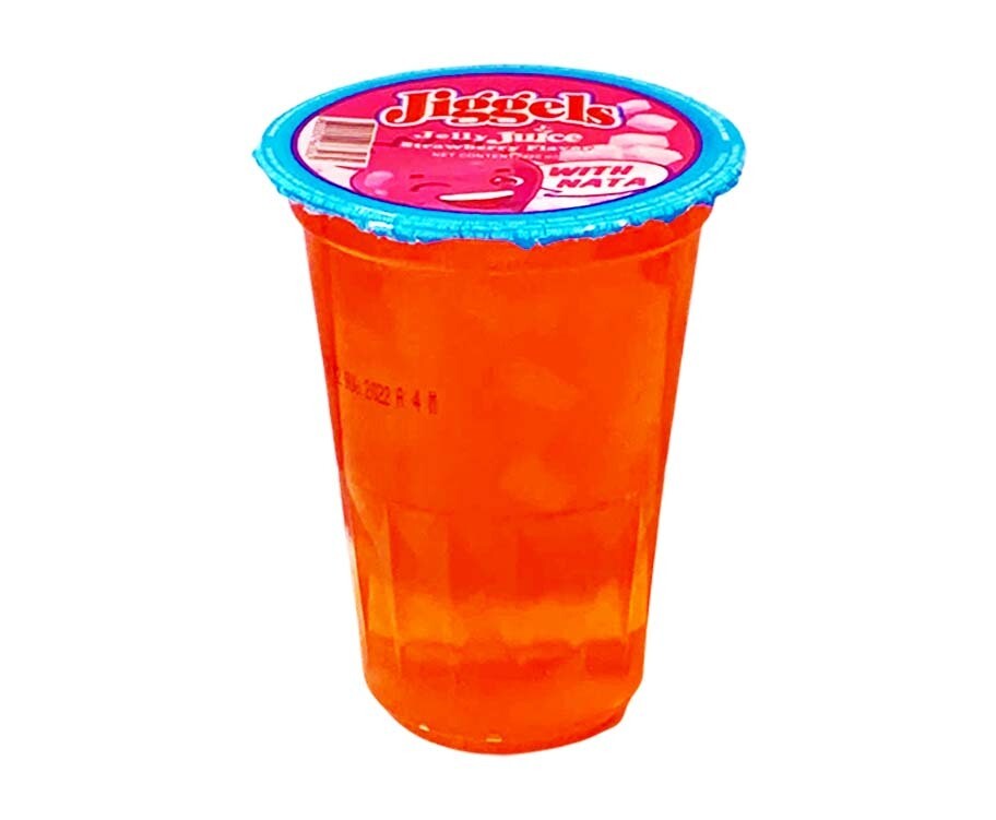 Jiggels Jelly Juice with Nata Strawberry Flavor 220mL