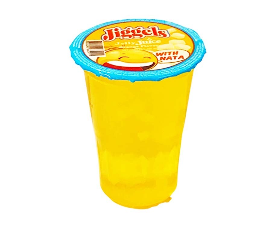 Jiggels Jelly Juice with Nata Orange Flavor 220mL