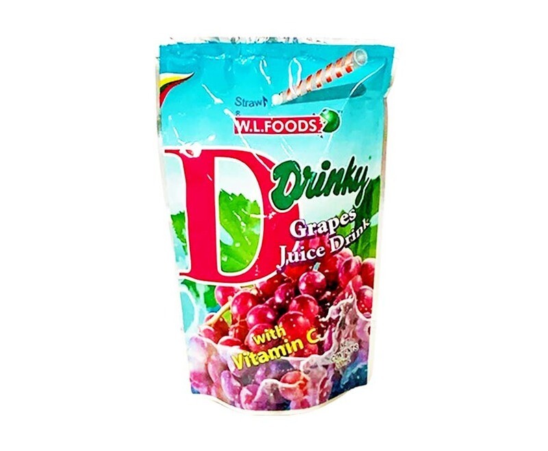 W L Foods Drinky Grapes Juice Drink 200mL