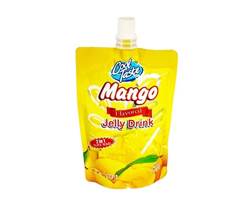 Cool Taste 2-in-1 Snack Drink Mango Flavored Jelly Drink 5.6oz (160g)