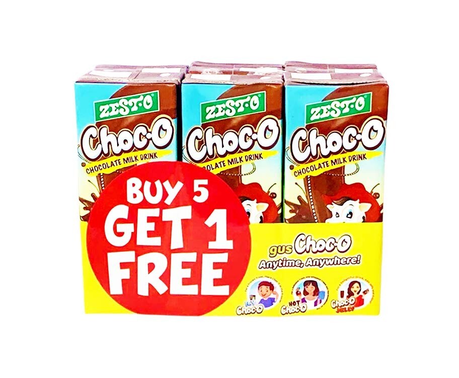 Zest-O Choc-O Chocolate Milk Drink (5+1 Packs x 250mL)