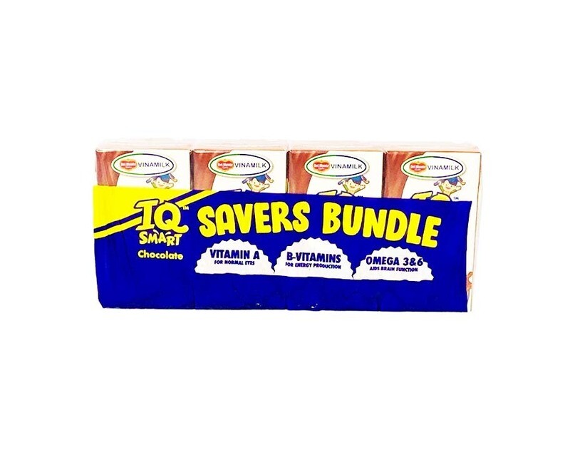 Del Monte Vinamilk IQ Smart Chocolate Flavor Savers Bundle (4 Packs x 110mL)