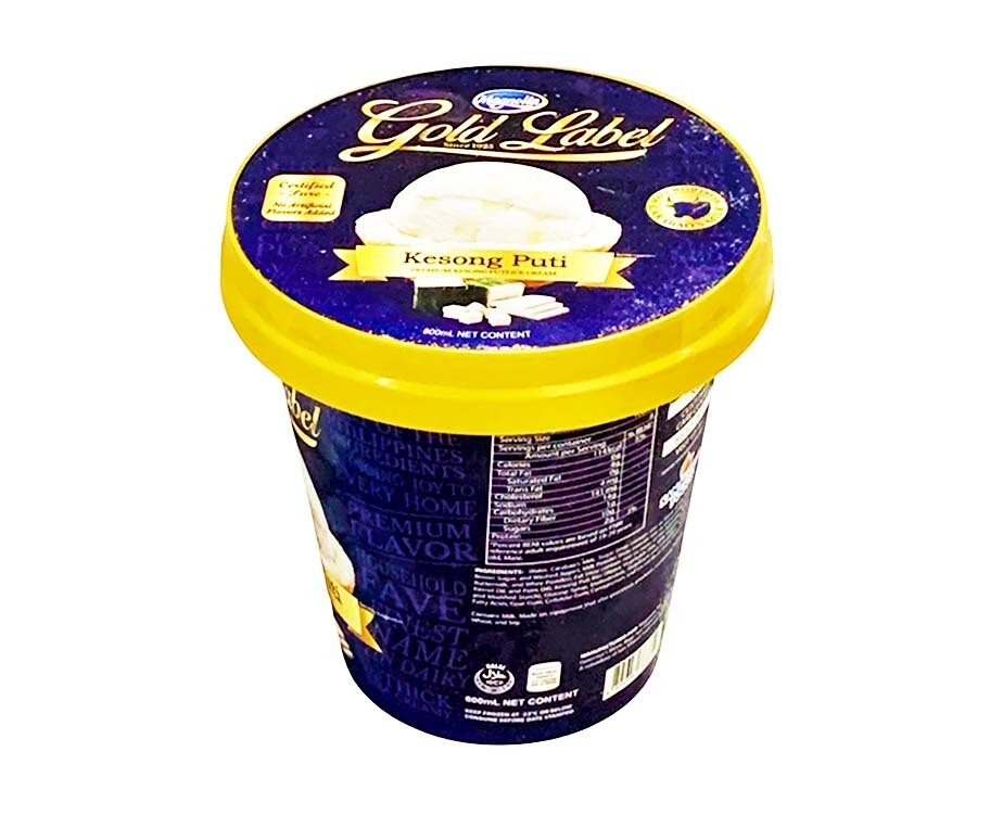 Magnolia Gold Label Premium Kesong Puti Ice Cream 800mL