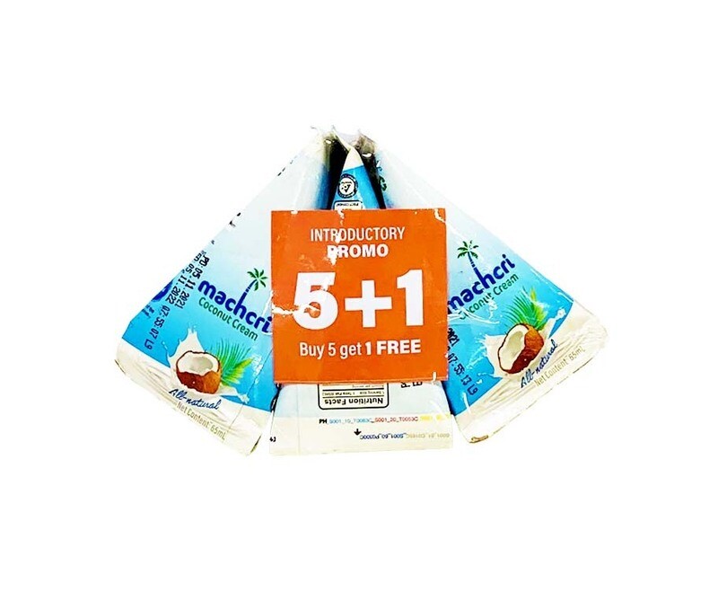 Machcri All-Natural Coconut Cream Introductory Promo (5+1 Packs x 65mL)