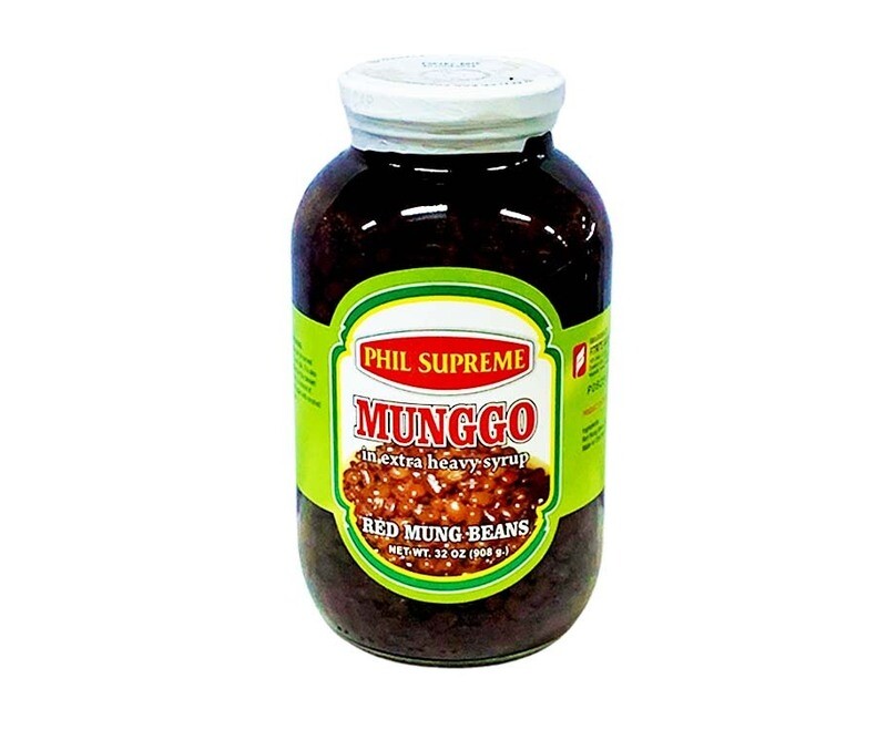 Phil Supreme Munggo in Extra Heavy Syrup Red Mung Beans 32oz (908g)