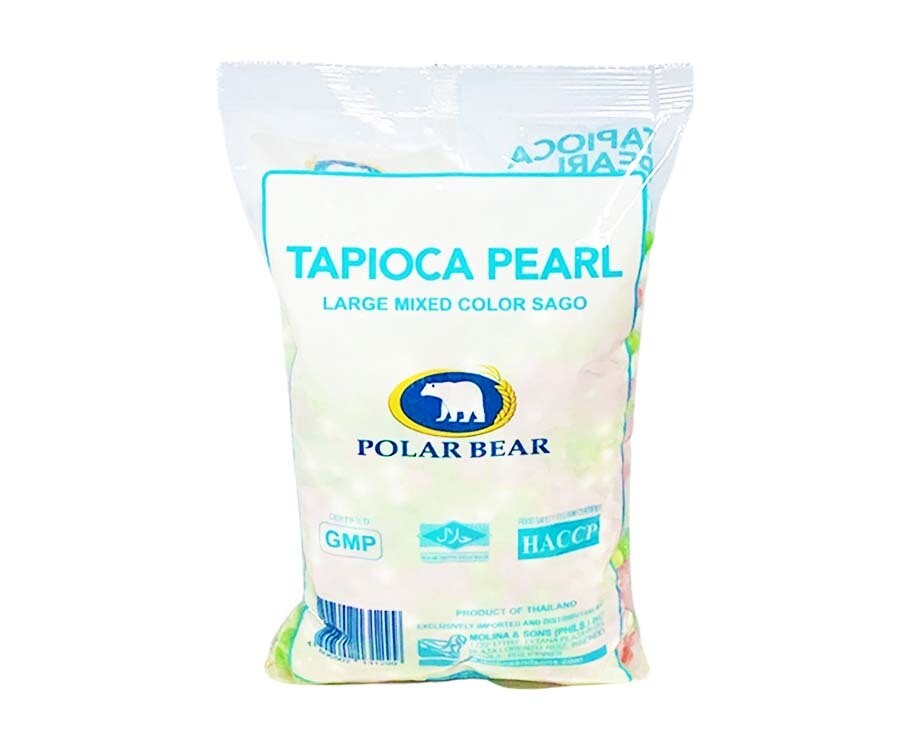 Polar Bear Tapioca Pearl Large Mixed Color Sago 500g
