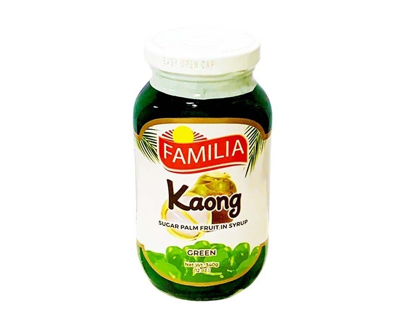 Familia Kaong Sugar Palm Fruit in Syrup Green 12oz (340g)