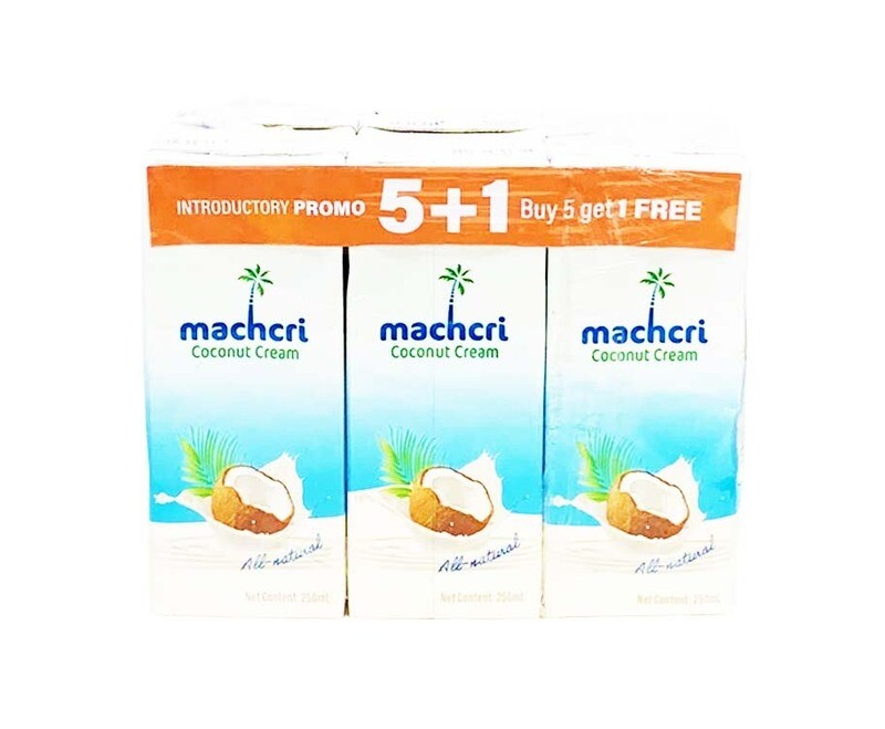Machcri All-Natural Coconut Cream Introductory Promo (5+1 Packs x 250mL)