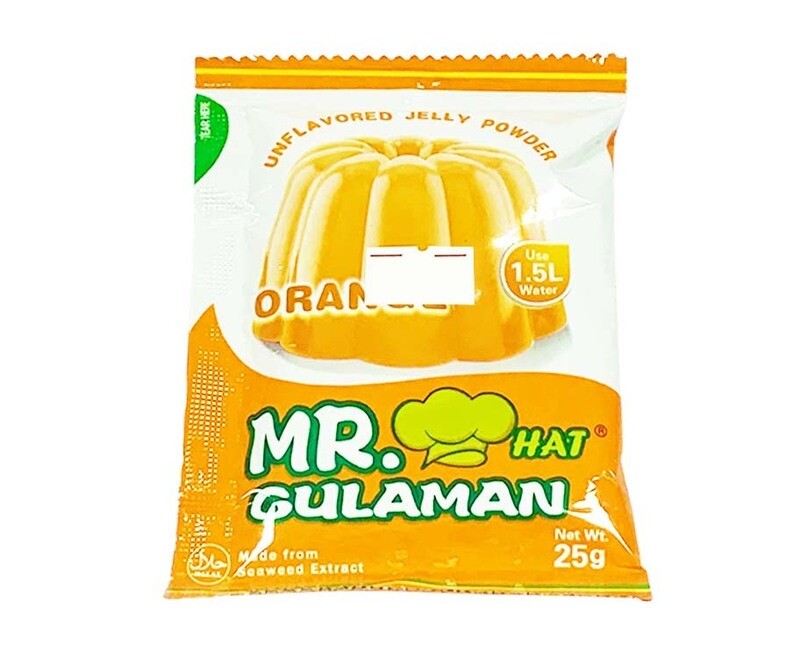 Mr. Hat Gulaman Orange Unflavored Jelly Powder 25g