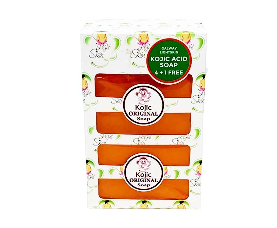 Light Skin Kojic Acid Soap (4+1 Packs x 135g)