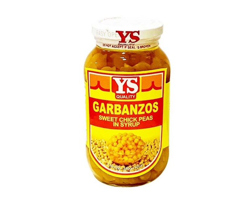 YS Garbanzos Sweet Chick Peas in Syrup 12oz (340g)