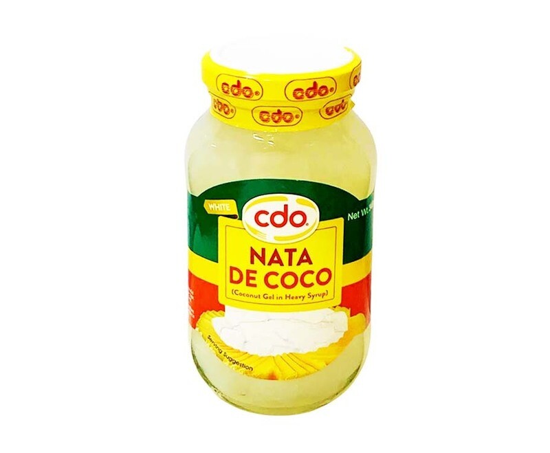 CDO Nata De Coco White (Coconut Gel in Heavy Syrup) 340g