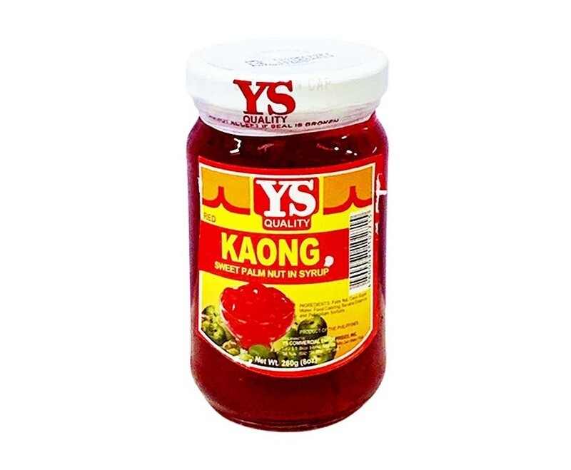YS Kaong Sweet Palm Nut in Syrup Red 8oz (280g)