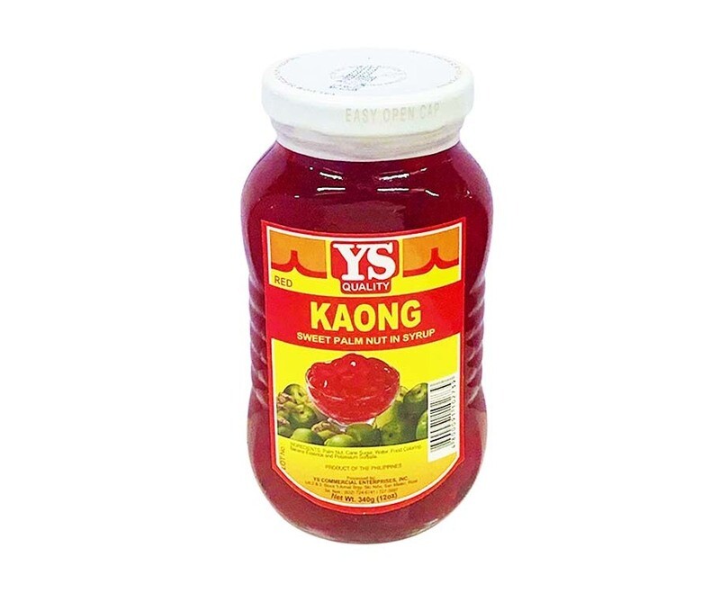YS Kaong Sweet Palm Nut in Syrup Red 12oz (340g)