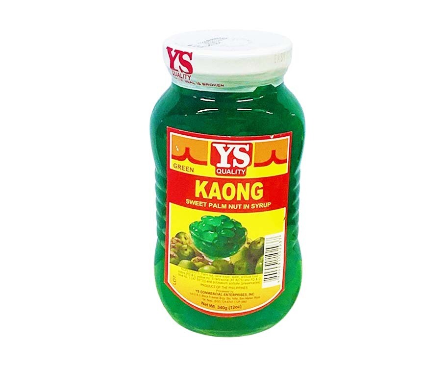 YS Kaong Sweet Palm Nut in Syrup Green 12oz (340g)