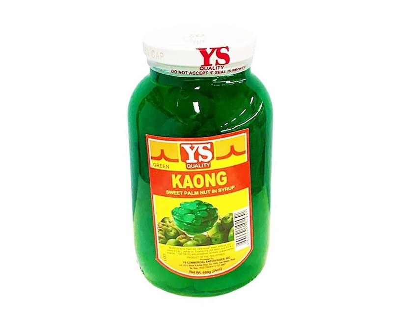 YS Kaong Sweet Palm Nut In Syrup Green 24oz (680g)