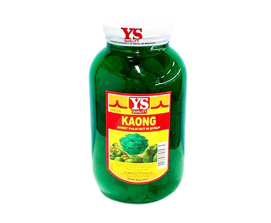 YS Kaong Sweet Palm Nut in Syrup Green 32oz (907g)