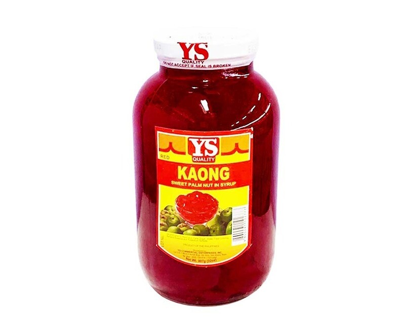 YS Kaong Sweet Palm Nut in Syrup Red 32oz (907g)