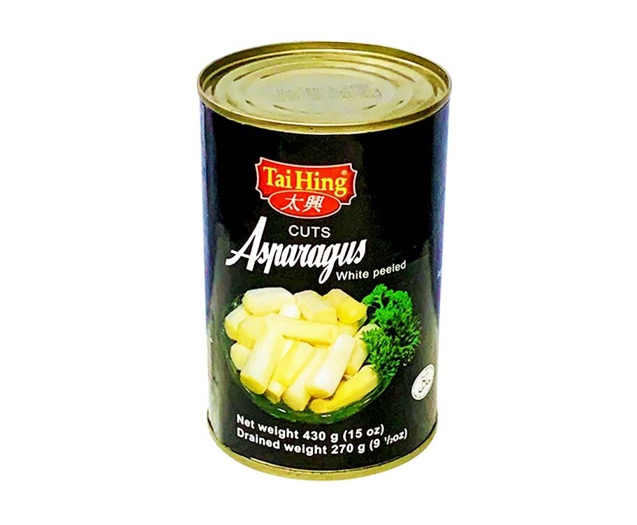 Tai Hing Cuts Asparagus White Peeled 15oz (430g)