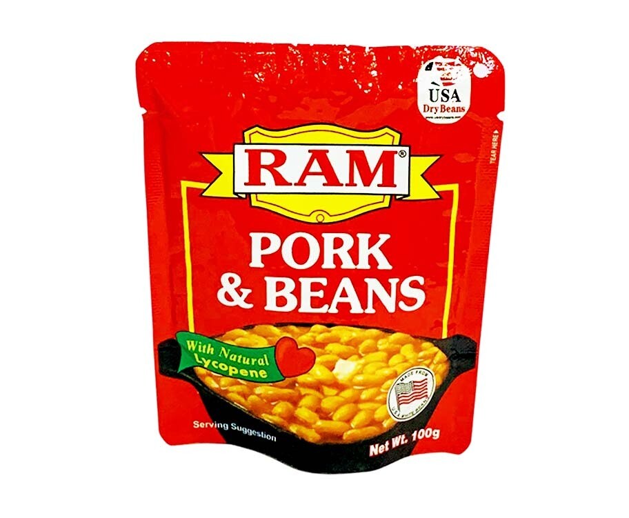 RAM Pork &amp; Beans 100g