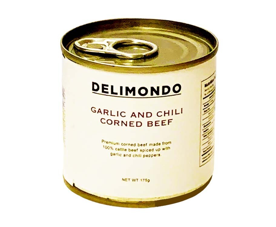 Delimondo Garlic &amp; Chili Corned Beef 175g