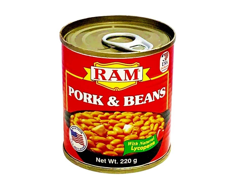 RAM Pork &amp; Beans 220g