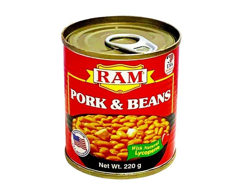 RAM Pork &amp; Beans 220g