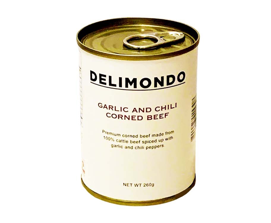 Delimondo Garlic &amp; Chili Corned Beef 260g