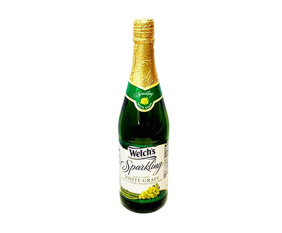 Welch&#39;s Sparkling White Grape Juice Cocktail From Concentrate Non-Alcoholic 750mL